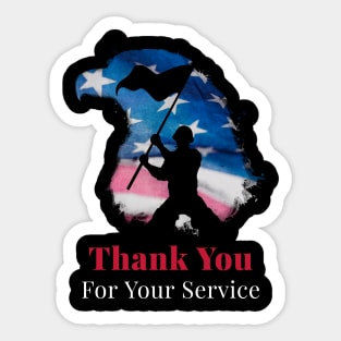 Thank you Military/Veterans Sticker